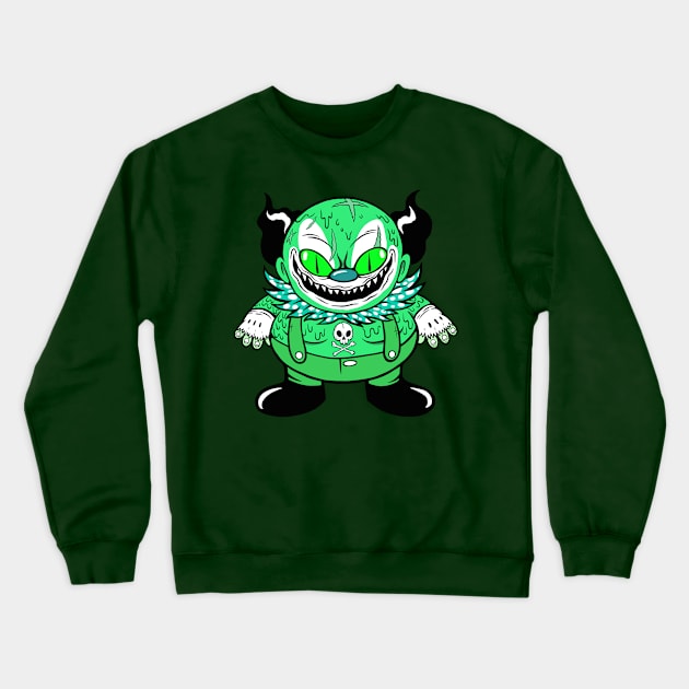 Slimy Bully Crewneck Sweatshirt by flynnryanart